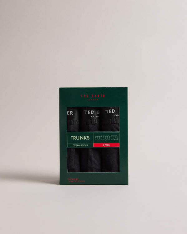 MARCC-Underwear-Elevate your everyday essentials with our MARCC trunk trio. Crafted from comfortable cotton stretch fabric, this pack offers style and comfort so you can feel your best. Three pack of trunks Cotton stretch Elastic waistband Embroidered branding Comes in branded box- Ted Baker Romania
